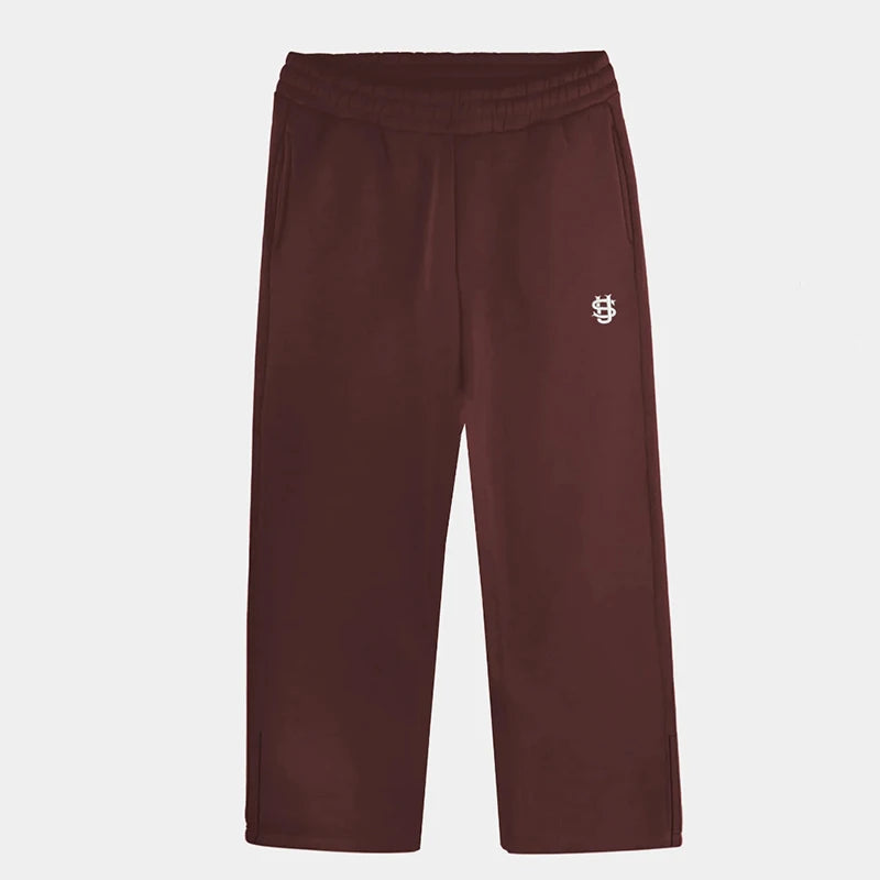 Streetwear Hoodie Sets Mens Y2K Straight Sweatpants Fashion Embroidery Logo Suits Casual High Street Couple Training Suit - ATFH
