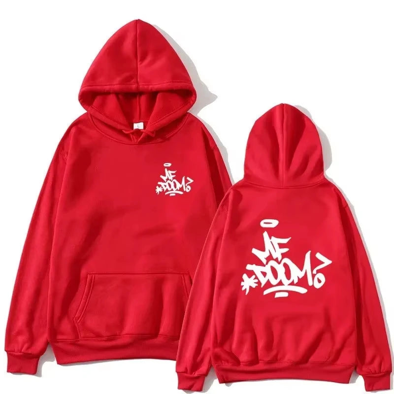 Spring and Autumn New Rapper MF Doom Madvilla Men's Hooded Hoodie Harajuku Women's Hip Hop Casual New Style