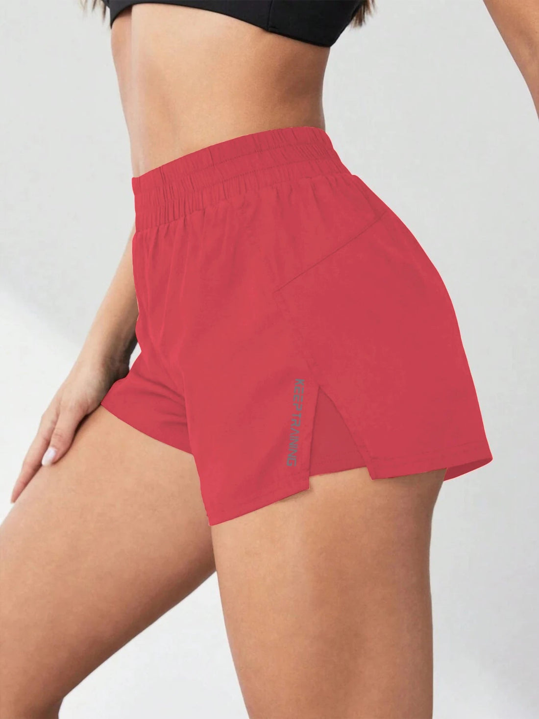 2026 New Style Faux Two-Piece Anti-Exposure Yoga Shorts Sports Shorts Running Fitness Tennis Casual Basic Sports Pants Women's Tahsi Fashion House