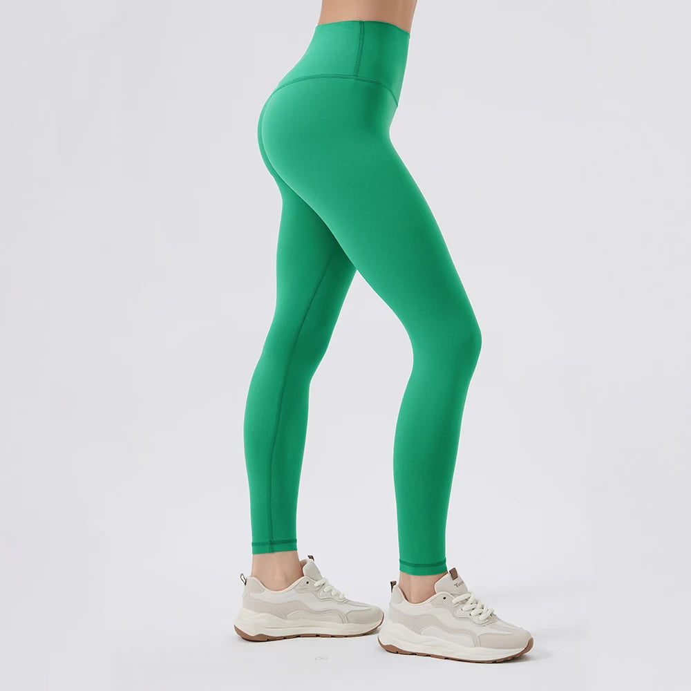 Women Back Waist Pocket High Waist Yoga Legging Women Sport Cropped Pants Butter Athletic Gym Comprehensive Training Jog - ATFH