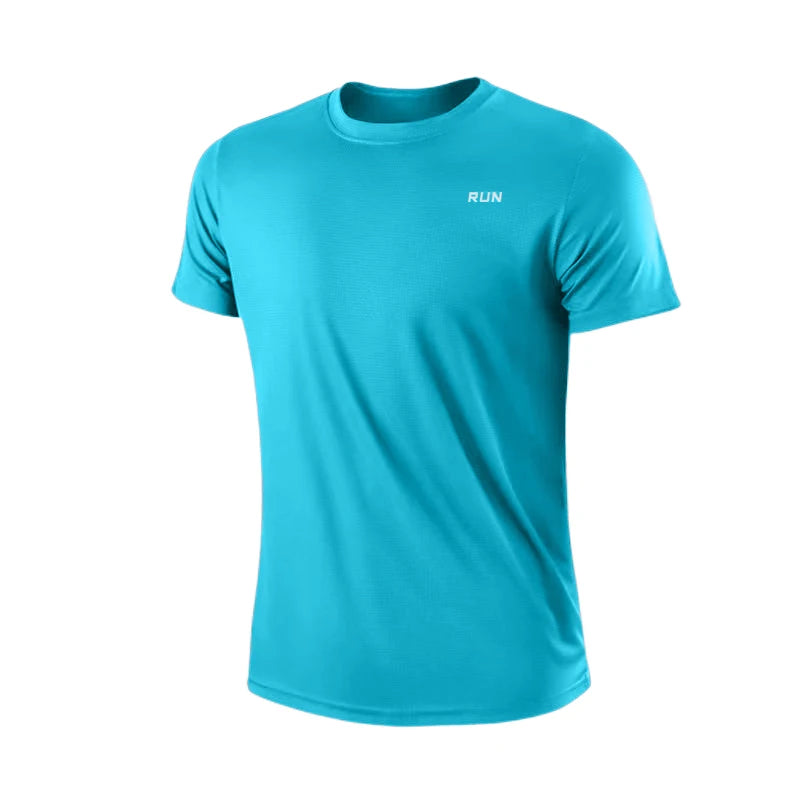 Men Fitness t Shirt Short Sleeve Football Gym t Shirts Sport Bodybuilding Top Man Quick Dry Running Shirts Training Sportswear