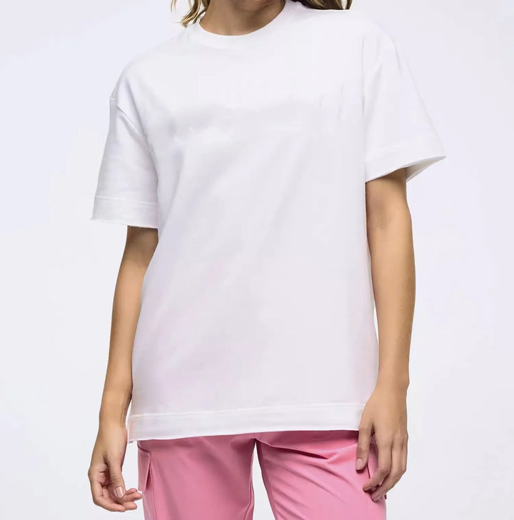 New fitness men's and women's T-shirts spring color series fitness wear team tops T-shirt terry T-shirt thick - ATFH