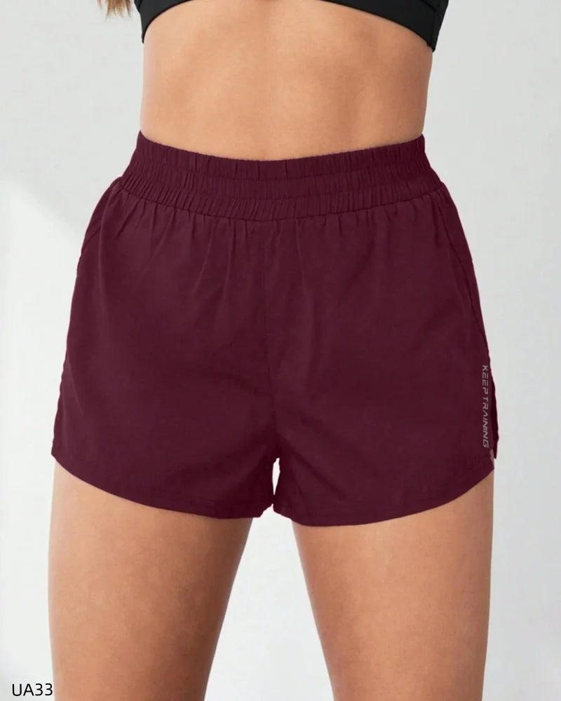 Women's Athletic Shorts - Elastic Waist Built-in Liner, Quick-Dry Breathable, Perfect for Gym Yoga Running Daily Wear Tahsi Fashion House
