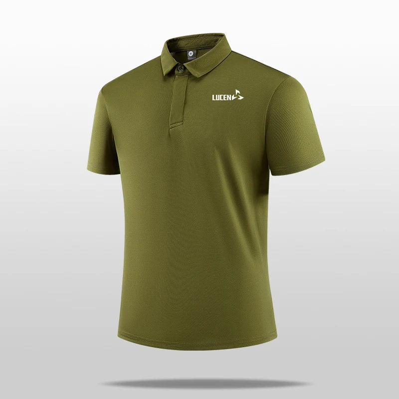 LUCEN Summer fashion high-quality POLO shirts outdoor casual sports short-sleeved T-shirts Tops Breathable Tees