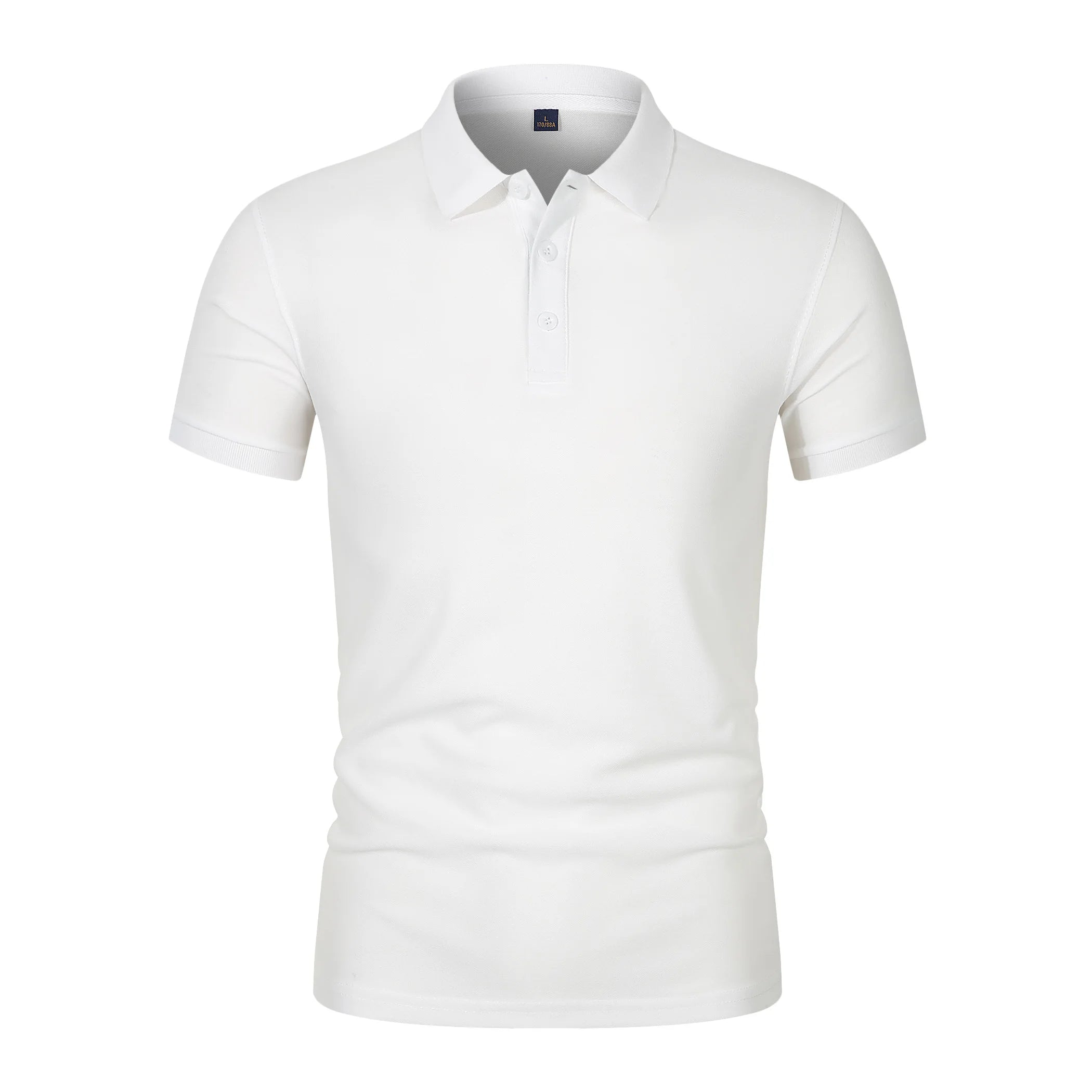 2026 Hot Sale Men's Summer Casual Breathable Comfortable Polo Shirt Men's Solid Color High Quality Short Sleeve T-Shirt