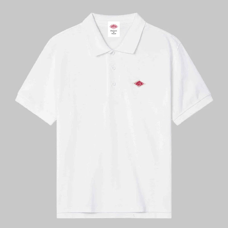 Men/Women High-quality Classic Embroidery Polo Turn-Down Collar T-shirt Summer Cotton Short Sleeve Men's Tees Korean Style Tops