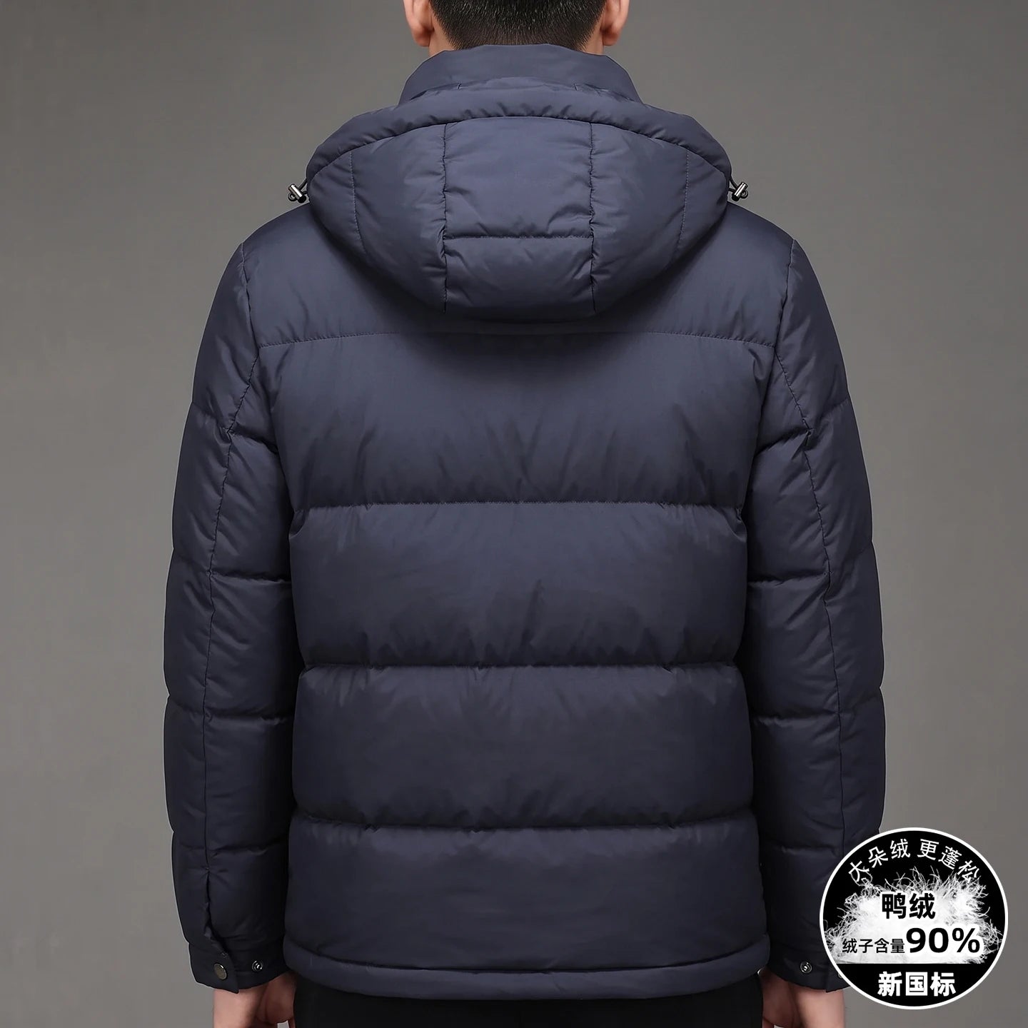 Casual Men's Hooded Duck Down Jackets New 2026 Autumn Winter Outwear Windproof Warm Puffer Coats Youth Loose Padded Top Clothing