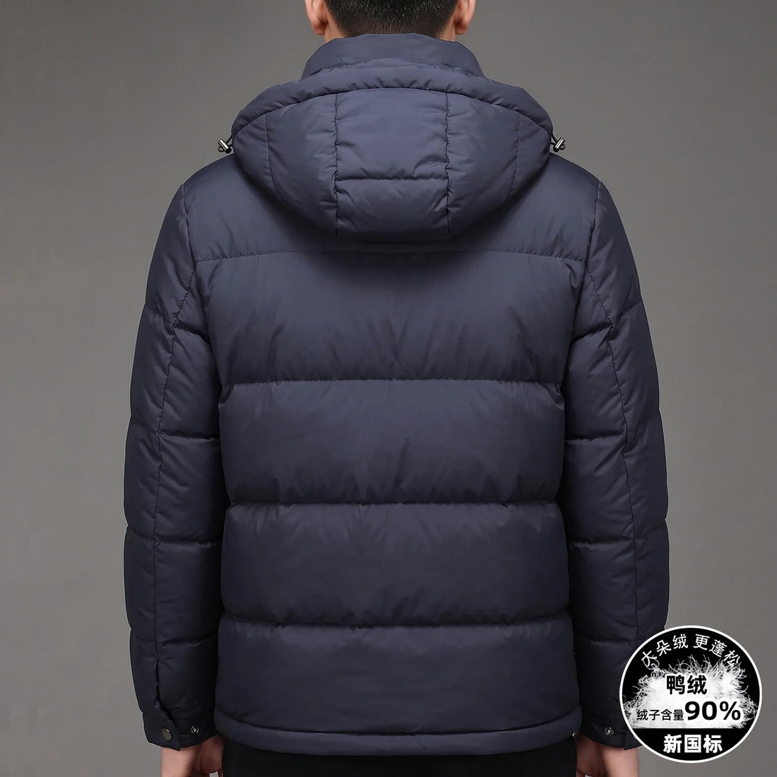 Casual Men's Hooded Duck Down Jackets New 2026 Autumn Winter Outwear Windproof Warm Puffer Coats Youth Loose Padded Top Clothing