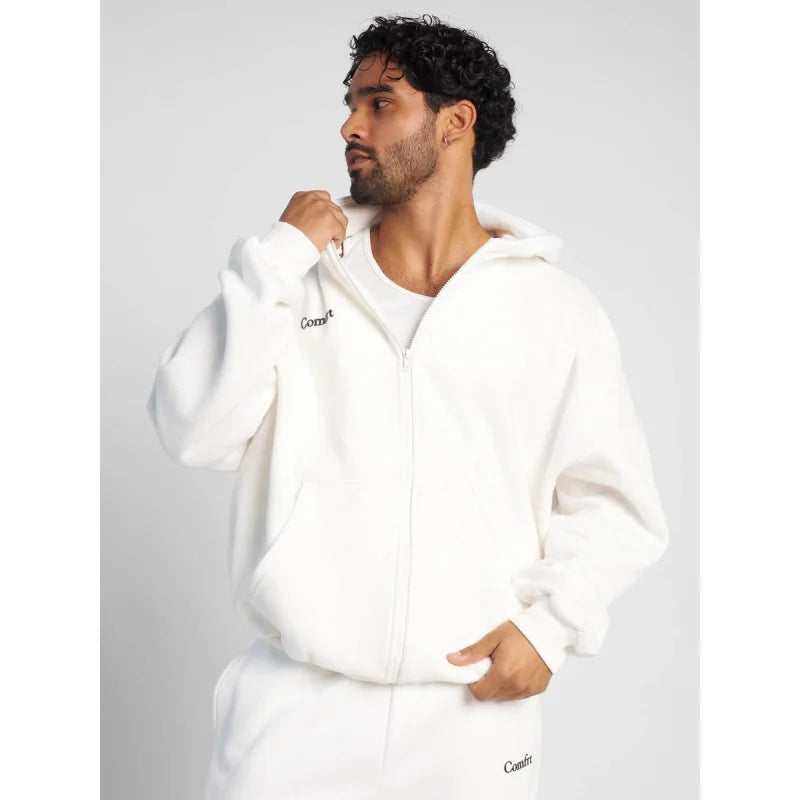 Comfort winter girls Cloud Zip Oversized Hoodie - ATFH
