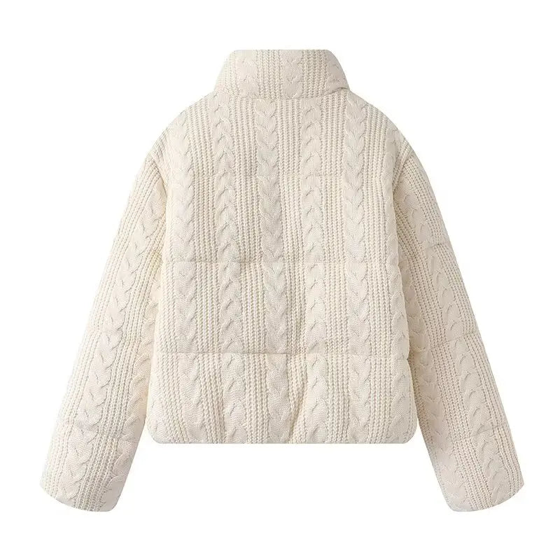 Jackets Women's Parkas Winter Coat Thick Warm Outwear Long Sleeve inszart Elegant Fashion With Zipper 2025 Casual Woman Jackets ATFH