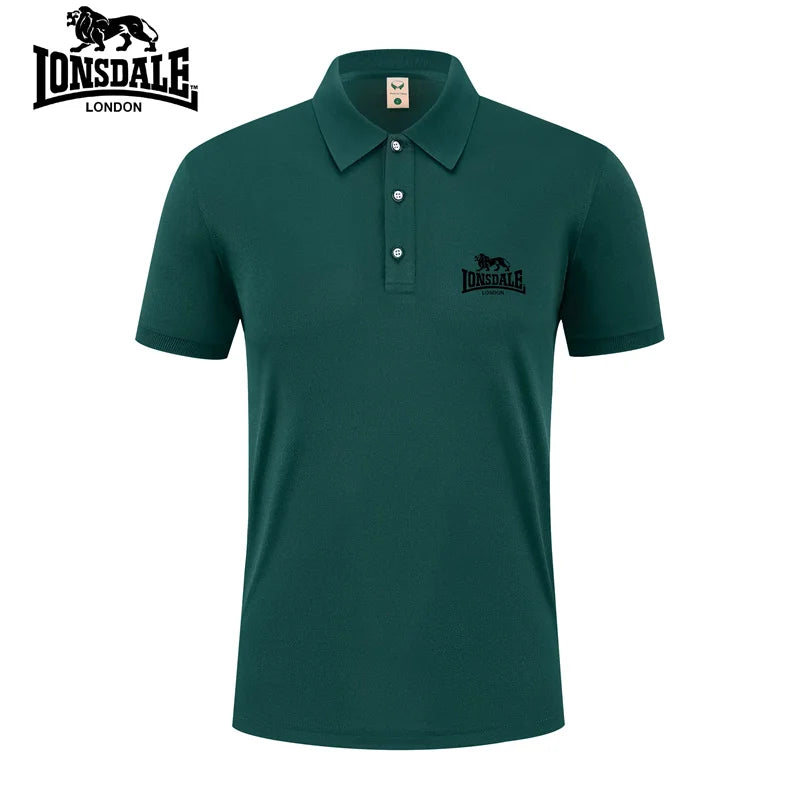 Men's Golf Polo Shirt 2026 New Summer Casual Breathable Short Sleeve Collar Business Shirt Golf Men's Top