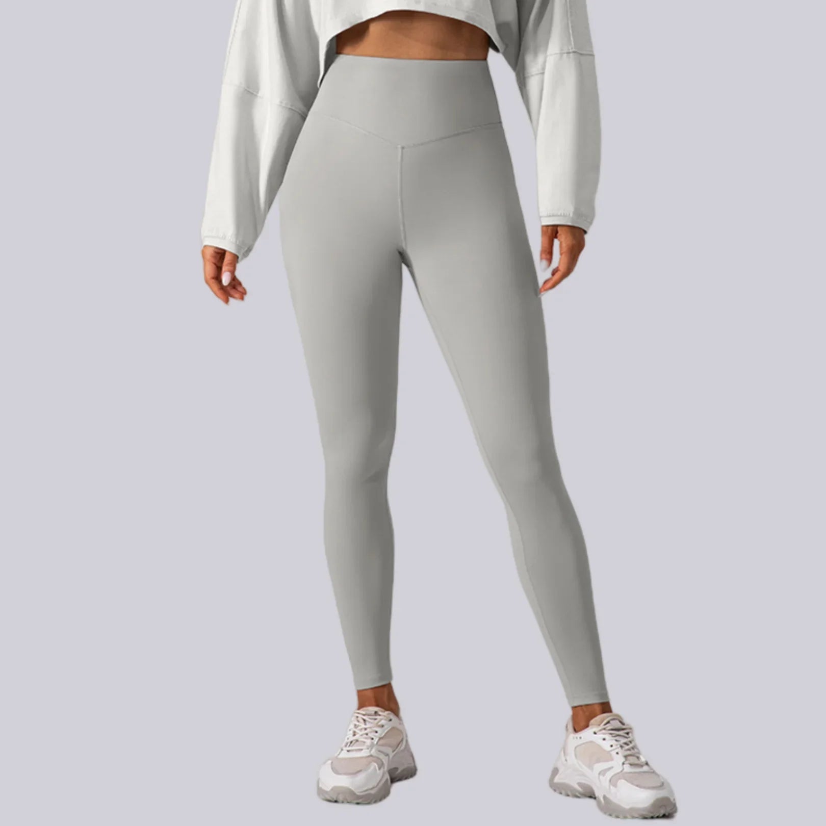 Women's Quick-drying Yoga Pants 2025 High Waist Nude Feeling Gym Leggings Hip Lift Fitness Workout Leggings Running Sports Pants ATFH