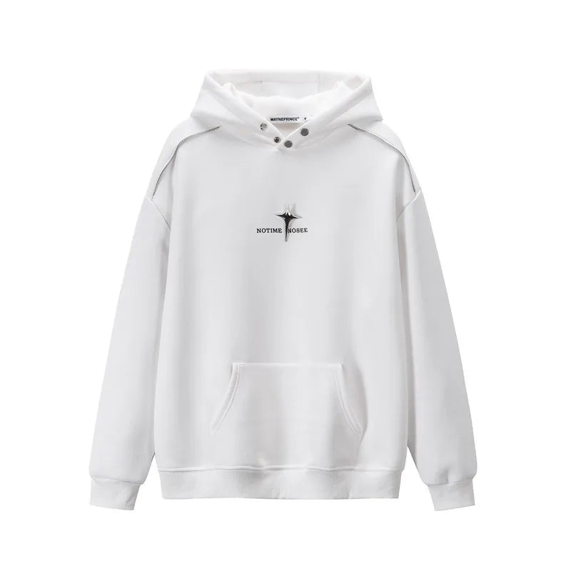 Autumn Winter Men's Cotton Hoodies  American Trendy Hoodie for Teenage Students High Quality Men Casual Streetwear New 2024 - ATFH