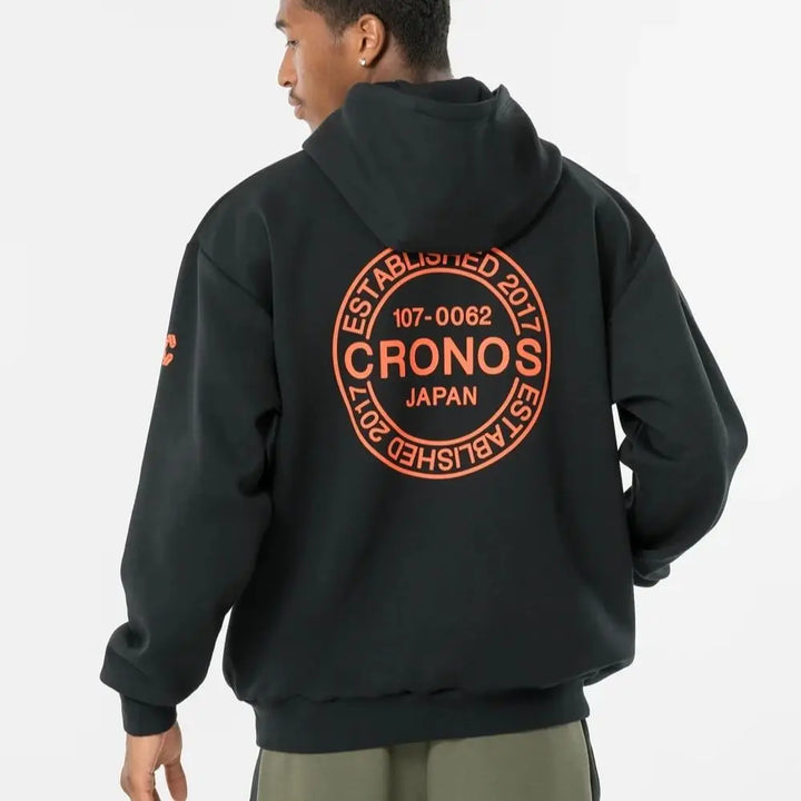 CRONOS CIRCLE LOGO HOODIE Spring Autumn Mens Pullover Comfortable Streetwear Sports Casual Hoodies Sweatshirts - ATFH