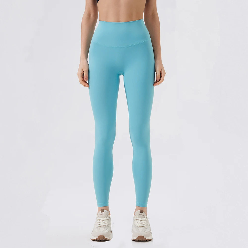 Women Back Waist Pocket High Waist Yoga Legging Women Sport Cropped Pants Butter Athletic Gym Comprehensive Training Jog - ATFH