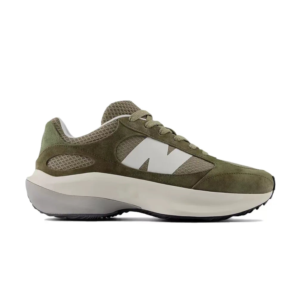 New Balance Warped Runner Retro Stability and Responsive Cushioning Low-Top Running Shoes, Unisex, Army Green UWRPDCCC