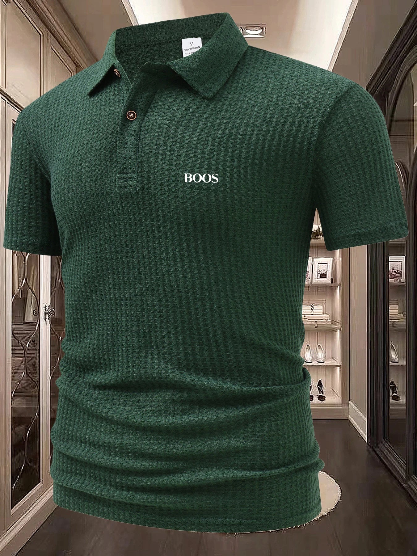 Short sleeved polo shirt men's spring and summer new T-shirt casual minimalist top