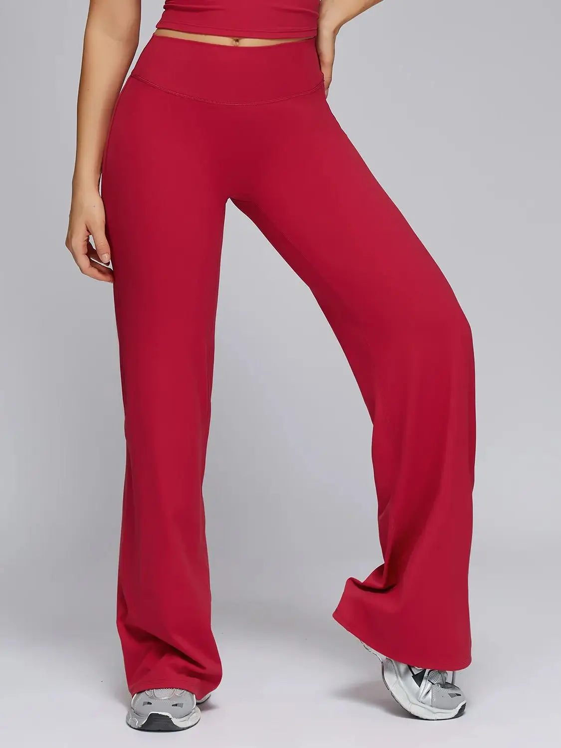 Yoga Pants Flare Leggings Women High Waist Wide Leg Pants Gym Women Fitness Sports Flared Pant Dance Trousers Women shaped Hip - ATFH