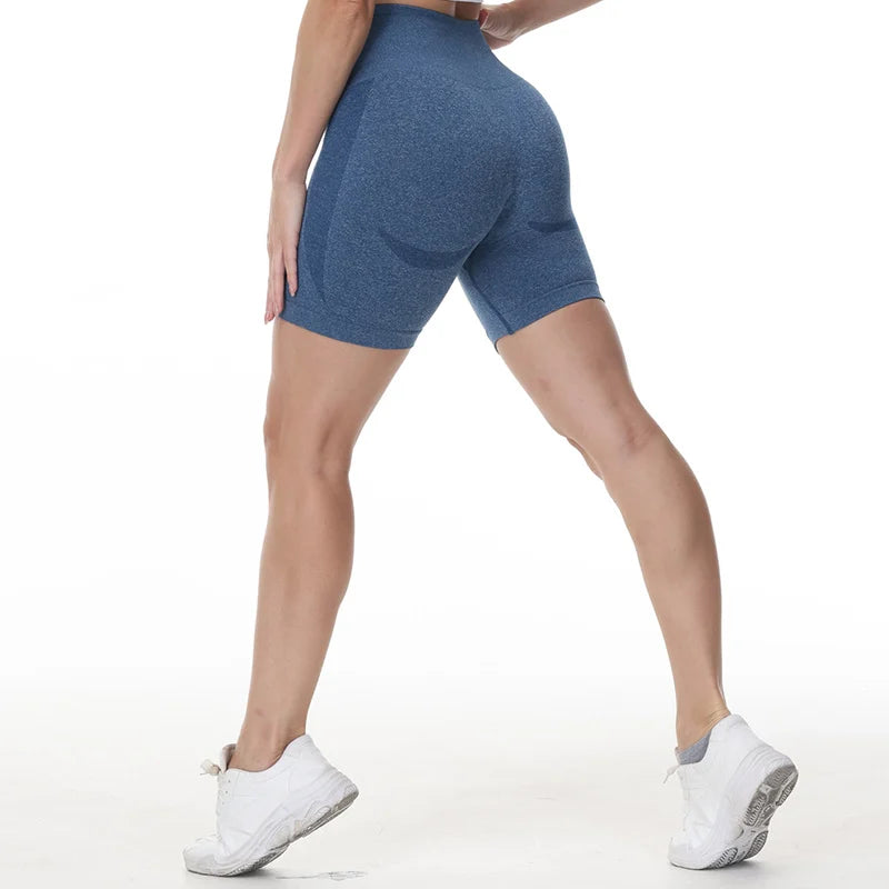 Push Up Yoga Shorts Spandex Solid Seamless Shorts Soft Workout Clothes For Women Tights Fitness Outfits Yoga Pants Gym Wear Tahsi Fashion House