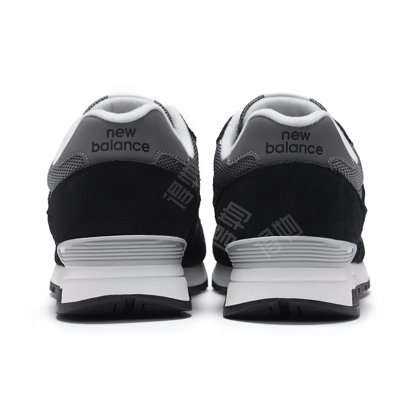 New Balance NB 565 Comfort Mesh Fabric Breathable Cushioned Low-Top Running Shoes Unisex Grey Black ML565CBK