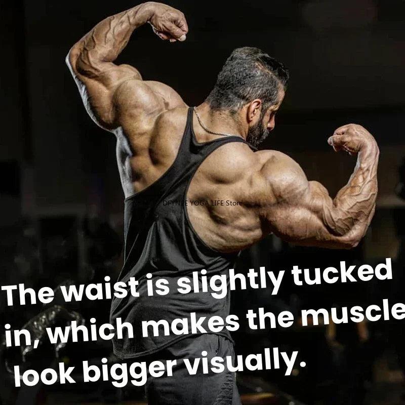 2025 New Premium Quality Fitness Wear Men's Bodybuilding Fitness Stringer Vest Undershirt Muscle Workout Sportswear