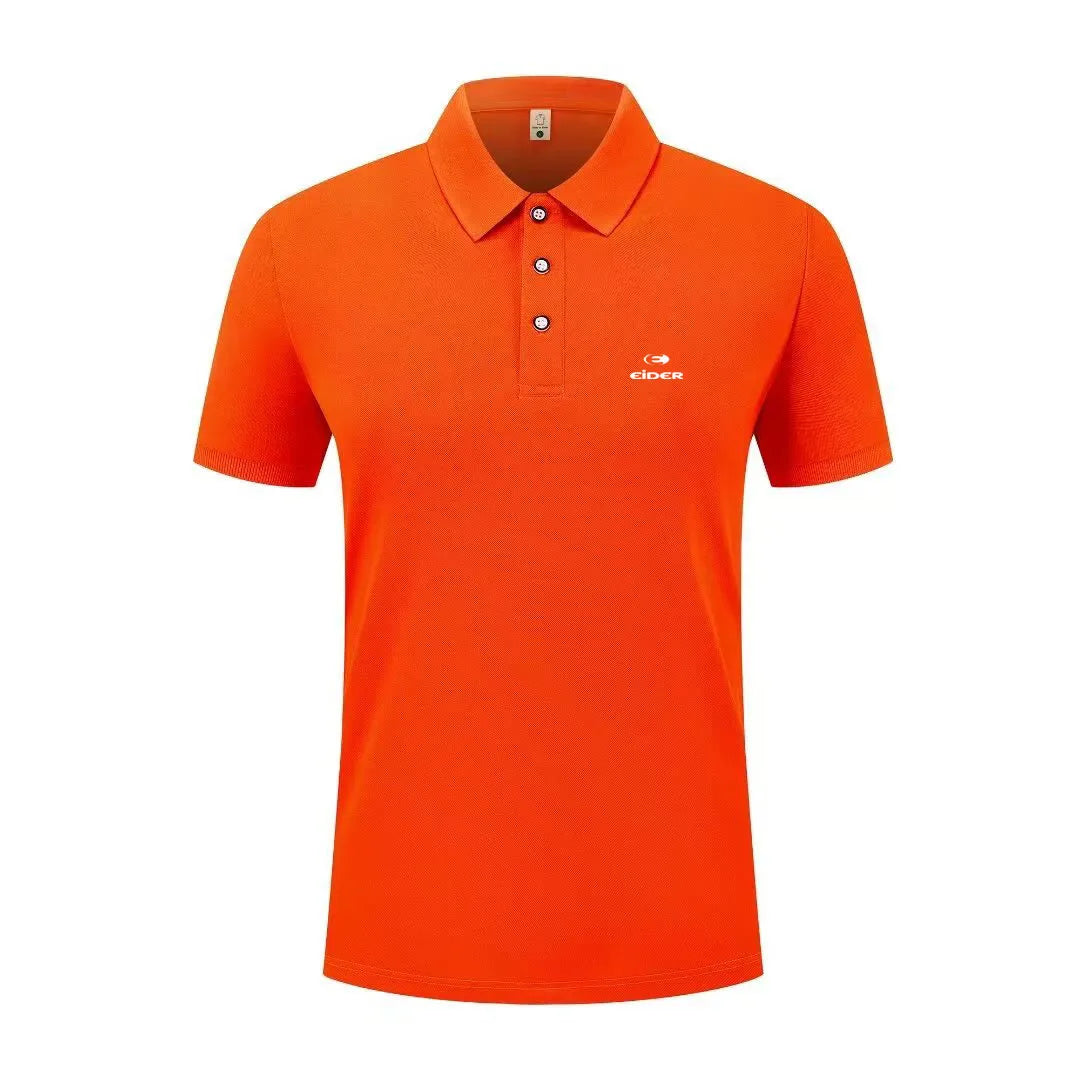 Basic solid color short sleeved polo shirt for men and women, summer polo shirt top, daily casual style, machine washable,