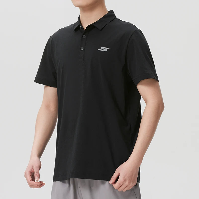 Skechers Men's Sportswear Fitness Breathable Polo Shirt Short-Sleeved T-Shirt P226M216-03K8