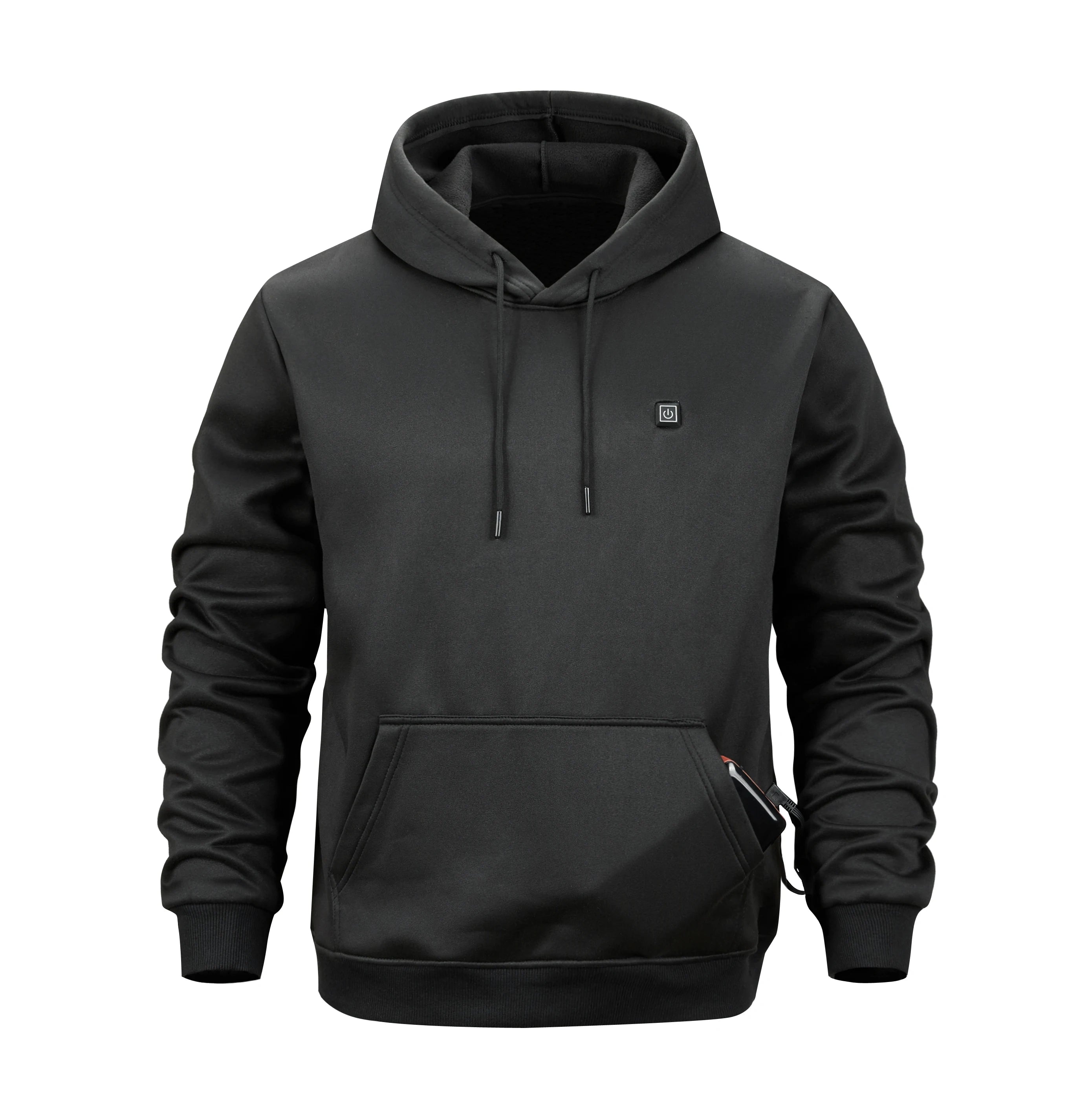 The new smart heating garment is a casual, hooded sweatshirt that can be heated using USB charging. It is designed for outdoor u - ATFH