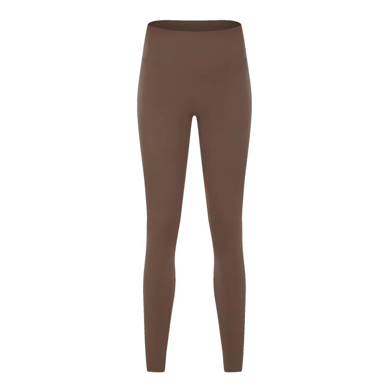 2025 New High Waist Naked Feeling Yoga Pants Women Push Up Sports Leggings Fitness Running Seamless Leggings Gym Girl Leggings - ATFH