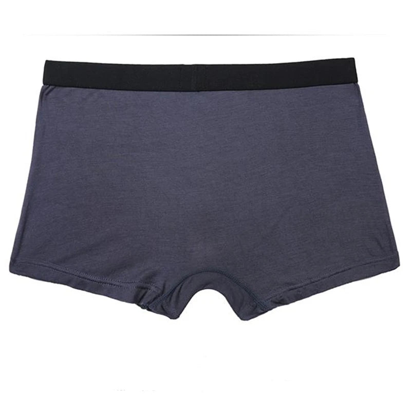 6pcs/Set Black Boxer Men Underwear Bamboo Men's Panties Shorts Breathable Underpants Man Comfortable Sexy Boxers & Briefs Men