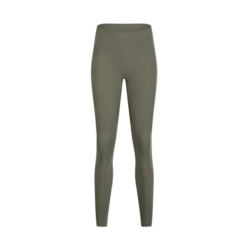2025 New High Waist Naked Feeling Yoga Pants Women Push Up Sports Leggings Fitness Running Seamless Leggings Gym Girl Leggings - ATFH