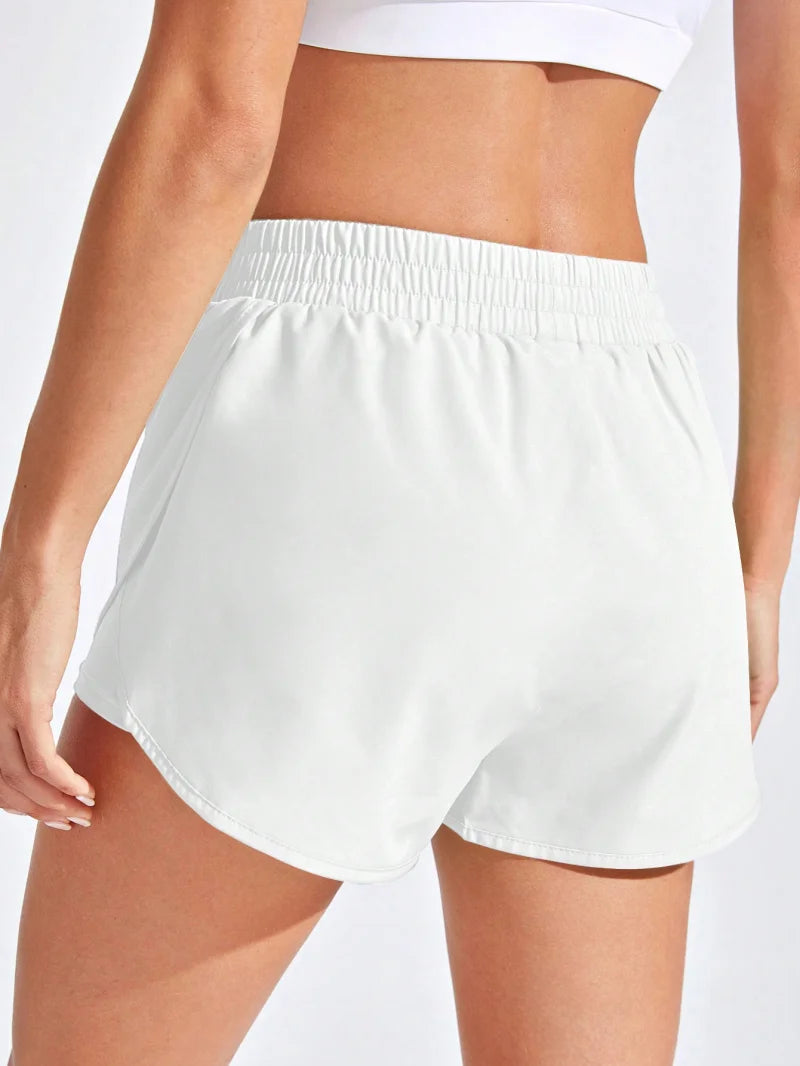 Women Sport Shorts Elastic Yoga Running Workout Gym Fitness Shorts Lightweight Quick Dry Comfortable Tahsi Fashion House
