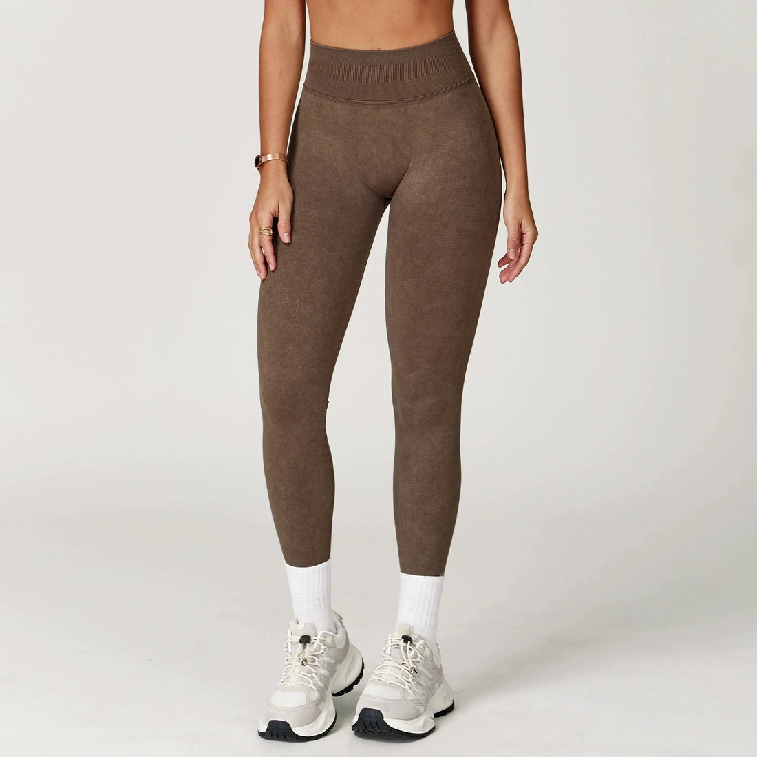 "New Seamless Sports Pants Lifting Buttocks Sports Tight Pants Women's High Waisted Elastic Fitness Workout Running Yoga Legging - ATFH