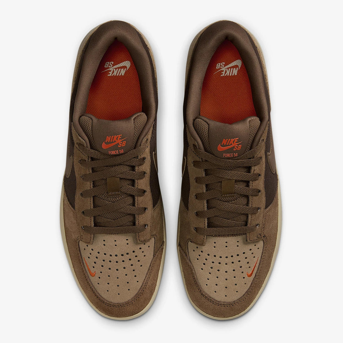 Nike genuine SB Force 58 Men/Women Durable Suede Skateboarding Shoes DV5477-201 ATFH