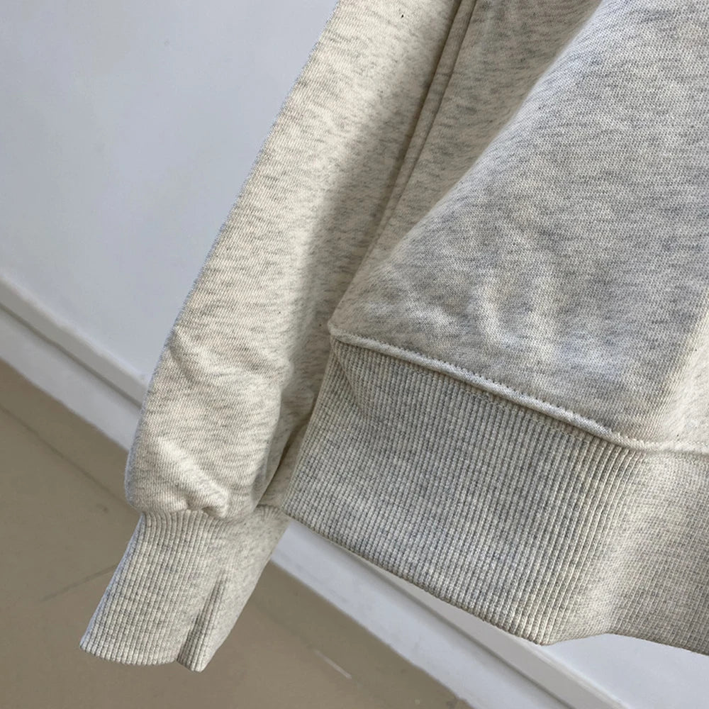 Rowan AAPK-Y019 Women O-Neck Long Sleeve Female Pullover Letter Embroidery Sweatshirts Vintage Casual Sports Lady Top 2026 - ATFH