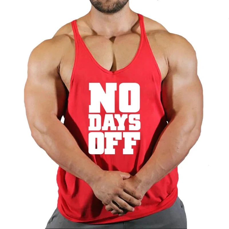 Summer Y Back Gym Stringer Tank Top Men Cotton Clothing Bodybuilding Sleeveless Shirt Fitness Vest Muscle Singlets Workout Tank