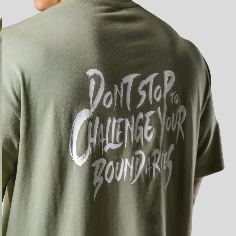 Gym Fitness Shirt Men Running Sport Loose T-shirt Short Sleeve Cotton Tee Tops Summer Male Bodybuilding Training Workout Apparel ATFH