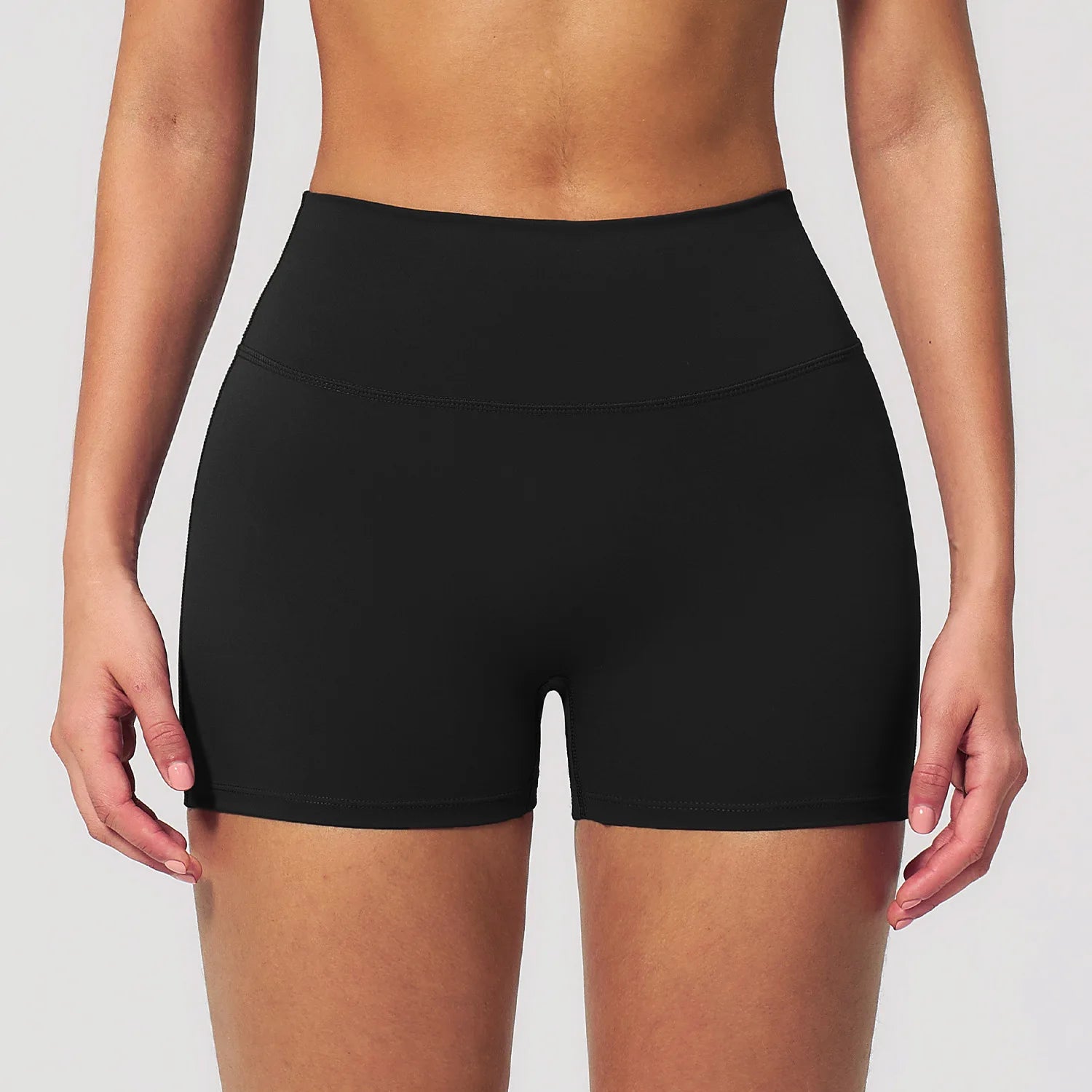 High Waist Yoga Shorts Women's Summer Breathable Sports Fitness Shorts Running Cycling Shorts Female Workout Gym Short Tights