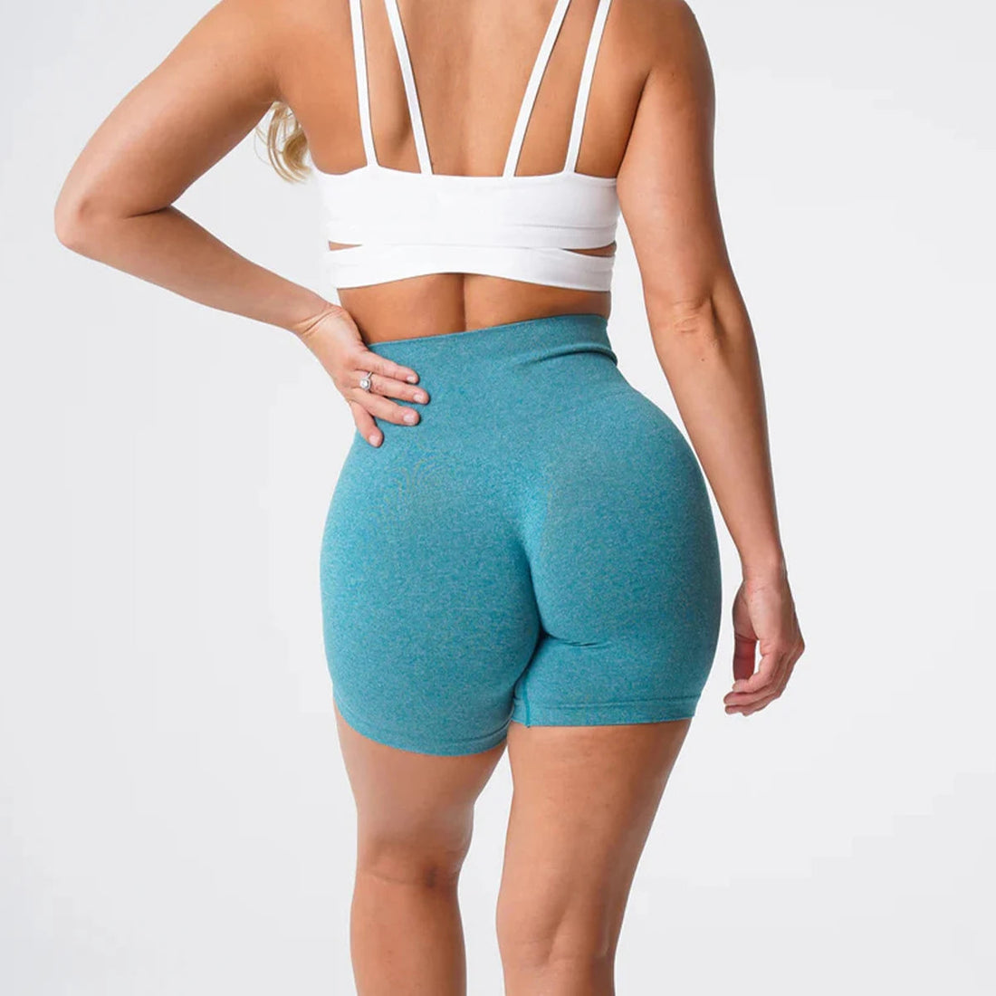 Pro Spandex Shorts Woman Fitness Elastic nv navigation Sports Running Yoga pants  tight pants cycling shark pants Tahsi Fashion House