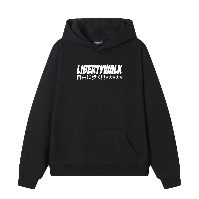 High Quality Liberty Walk printed Hoodies Men women harajuku car Graphics Sweatshirt Unisex Fleece vintage Long sleeve pullovers - ATFH