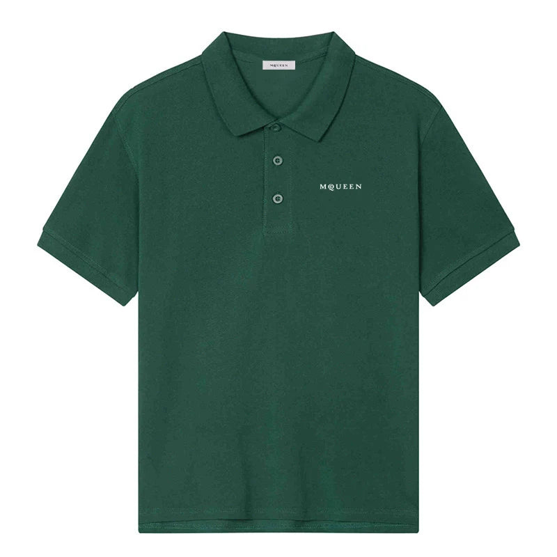 Europe Hot Sales Men's Women's Quality 100%Cotton Polo-Shirt letter Printed Embroidery T-shirt Comfortable Short Sleeve Tops