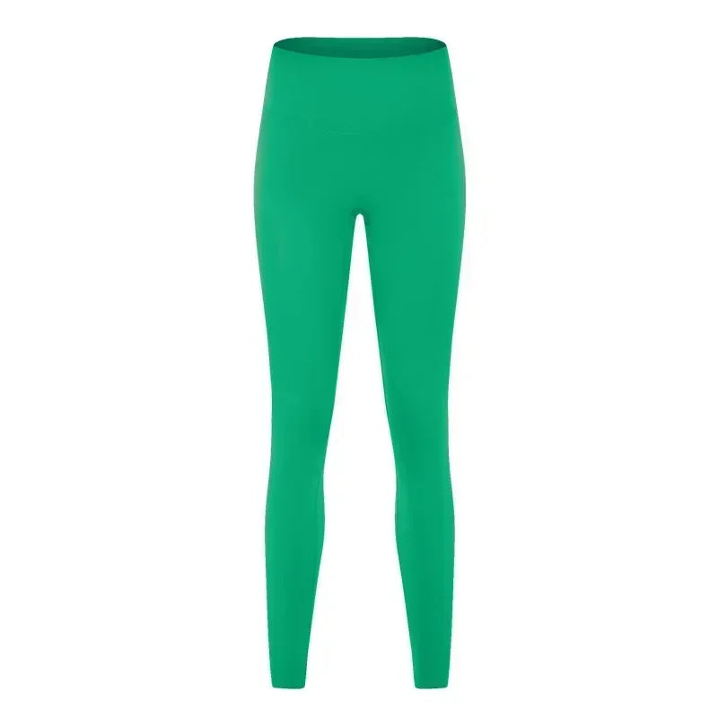 2025 New High Waist Naked Feeling Yoga Pants Women Push Up Sports Leggings Fitness Running Seamless Leggings Gym Girl Leggings - ATFH