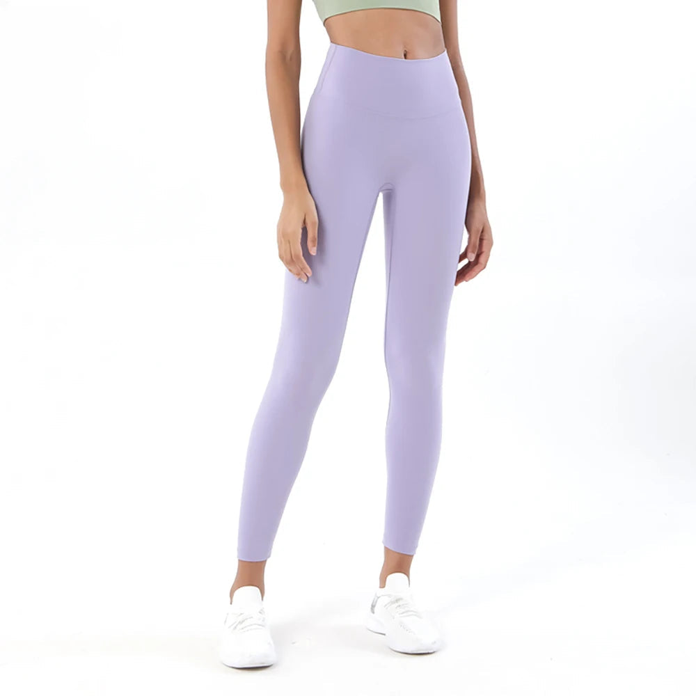 Yoga Leggings for Fitness Legging Sport Femme Back Pocket Pants Female Buttery Soft High Waist Leggins Push Up Gym Tights Women ATFH