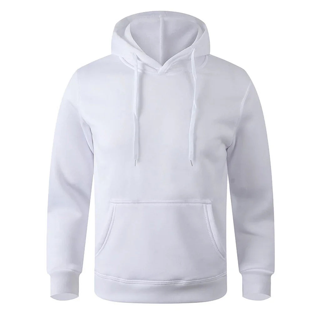 2025 Men's Casual Hoodies Women's Fleece Warm Hoodies Spring Autumn Pullovers Fashion Black Multiple Colour Oversized Sweatshirt - ATFH
