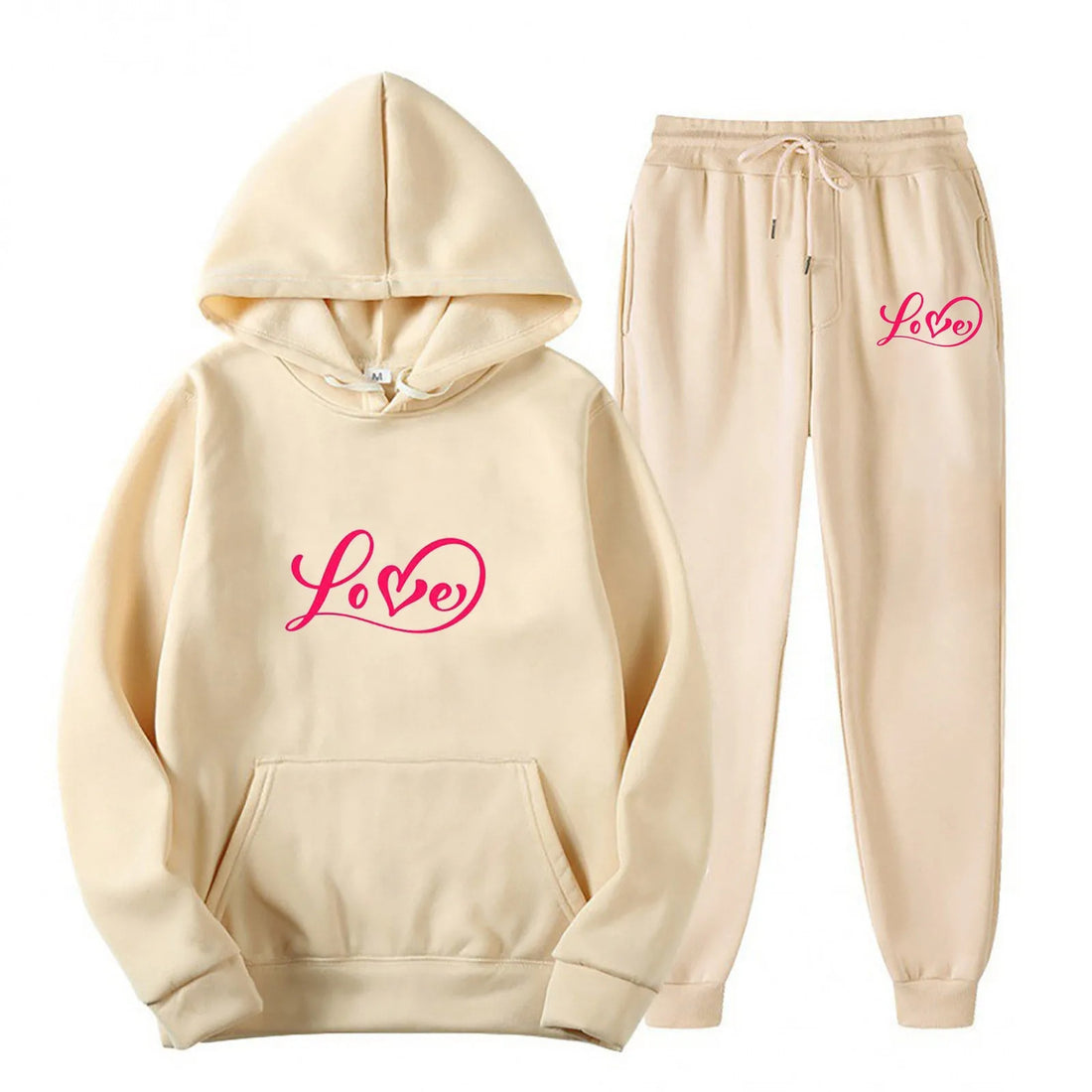 Women Letter Printed Tracksuit Long Sleeve Hoodie And Running Sweatpants Two Piece Sportswear Set Casual Fashion Athletic Outfit