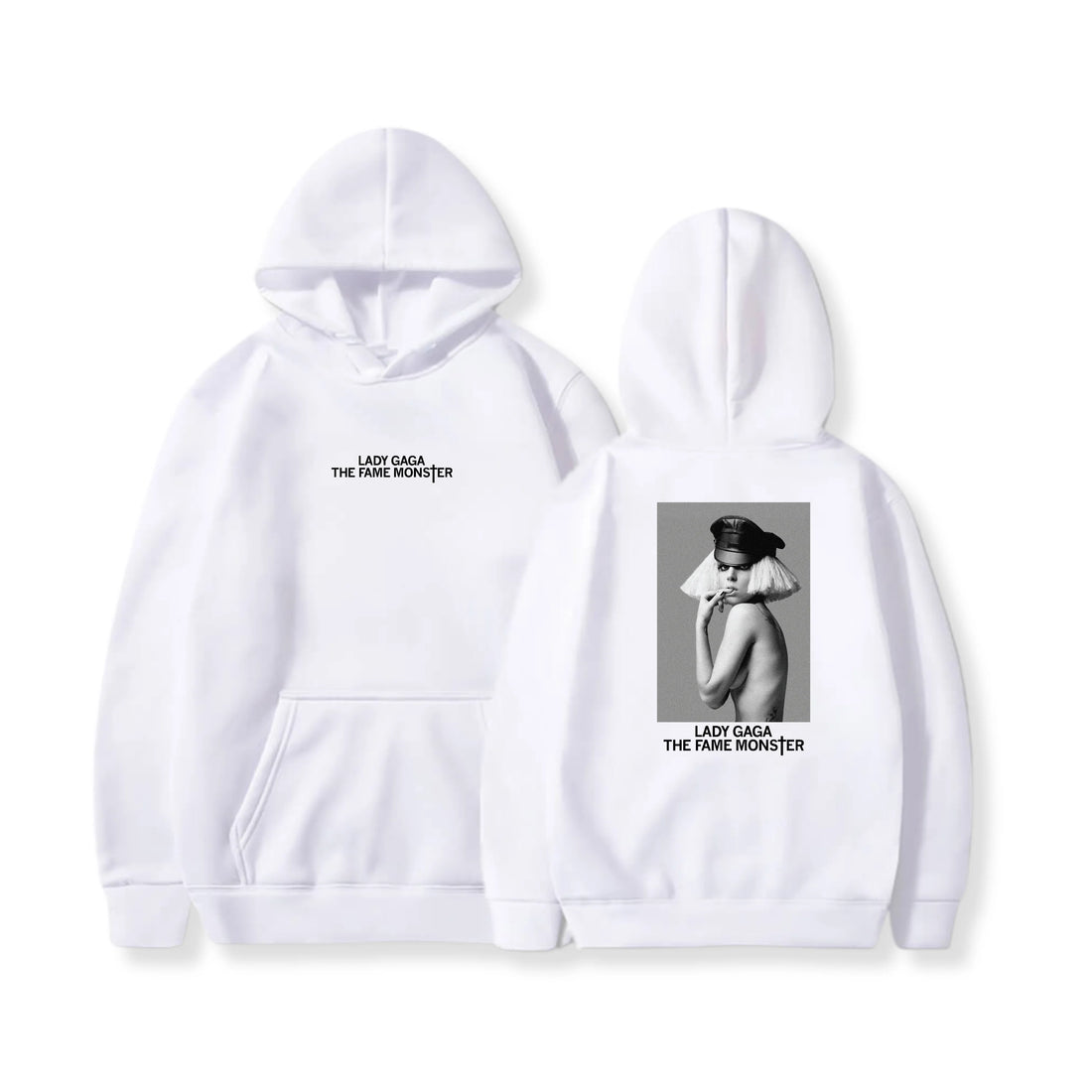 Autumn Winter Hoodies Lady Gaga Ablum Graphic Oversized Women Men Streetwear Fleece Warm Sweatshirt Female Male Tracksuits Coats - ATFH