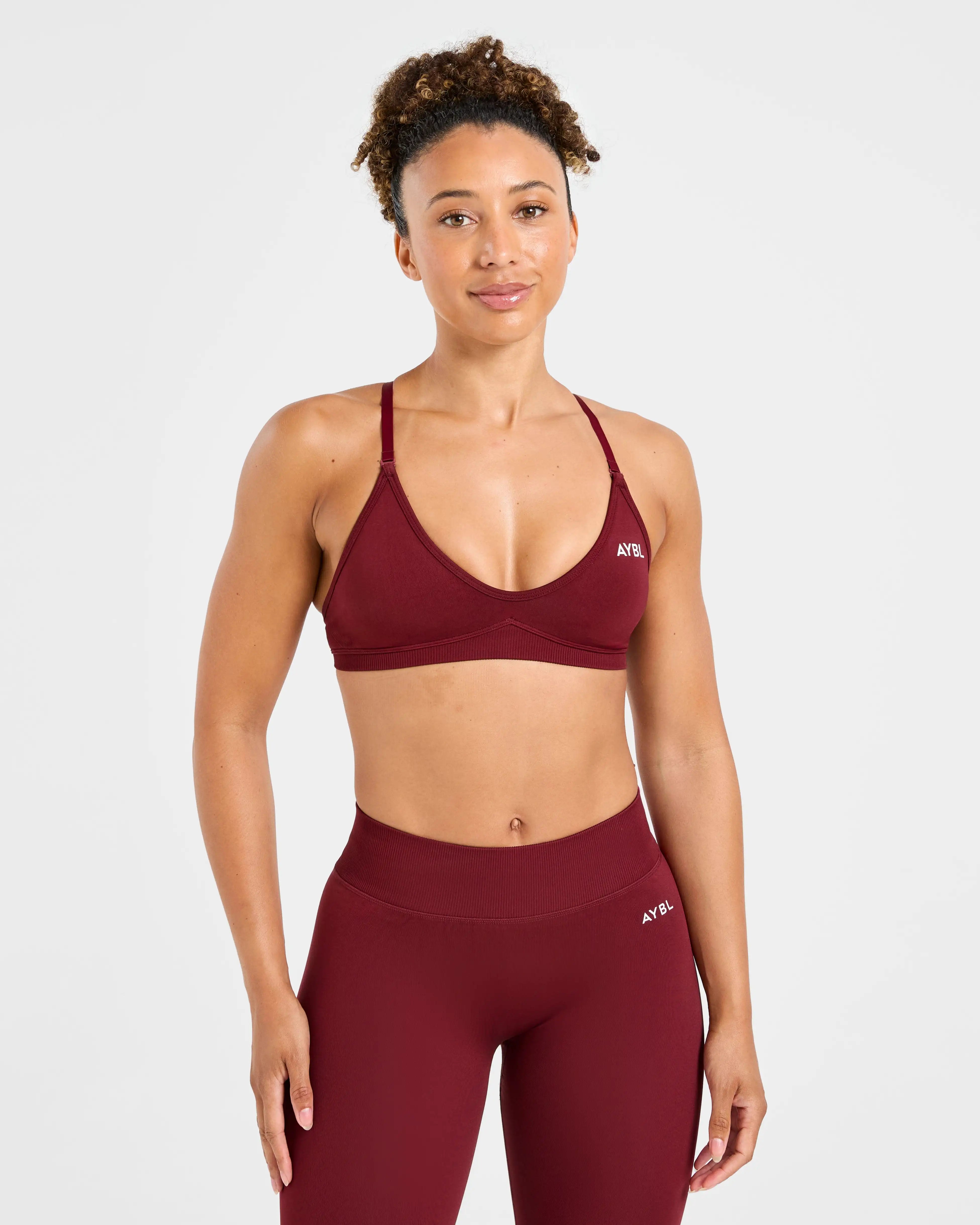 2 Pieces Adapt Seamless Strappy Sports Bra Leggings Set Yoga Fitness Set Women Workout Running Sports Leggings Gym Suit - ATFH