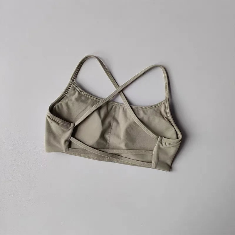 Women's Summer Yoga Apparel: Breathable Underwear, Sports Bra for Running, Push-Up Shaping, and Shock-Proof Top - ATFH