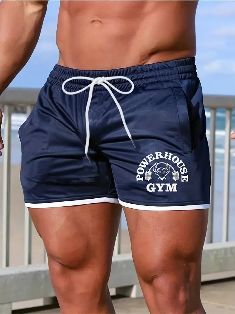 New Breathable Mesh Men's Sports Shorts, Motorcycle, Sports Shirt, Basketball, Beach Pants, Fitness, Gym Training, Summer