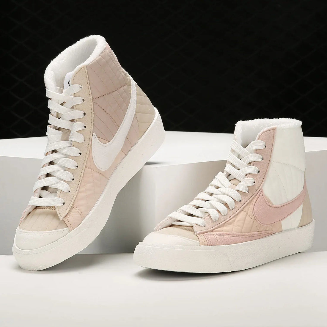 Nike Official Genuine BLAZER Pioneer Women's High-Top Sports Casual Shoes DO7445-261 ATFH